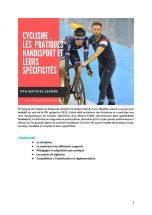 Cyclisme : Mathieu Jeanne, les pratiques Handisport et leurs spécificités